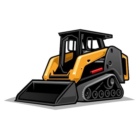 Skid Steer Loader Vector SVG Icon 